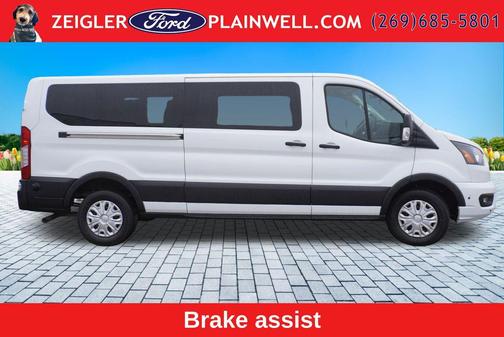 Oxford White 2024 Ford Transit-350 XLT