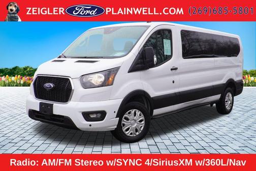 Oxford White 2024 Ford Transit-350 XLT