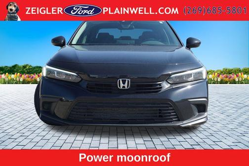 Aegean Blue Metallic 2022 Honda Civic EX