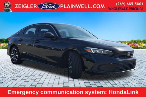 Aegean Blue Metallic 2022 Honda Civic EX