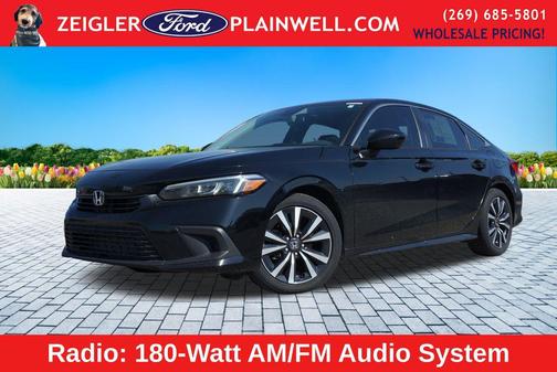 Aegean Blue Metallic 2022 Honda Civic EX