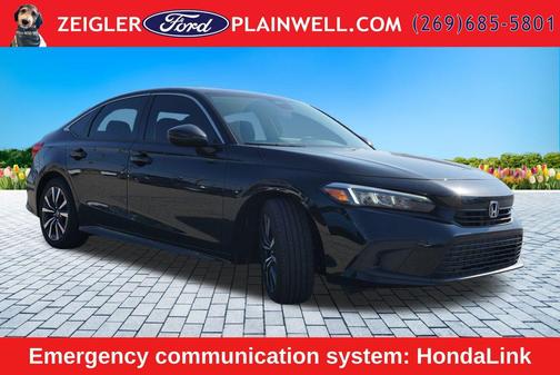 Aegean Blue Metallic 2022 Honda Civic EX
