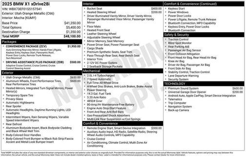 2025 BMW X1 xDrive28i