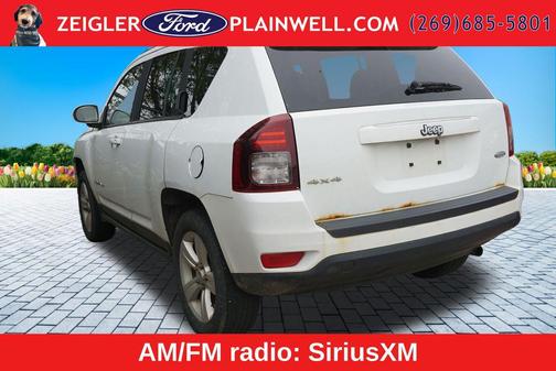 Bright White Clearcoat 2016 Jeep Compass Latitude