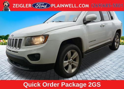 Bright White Clearcoat 2016 Jeep Compass Latitude