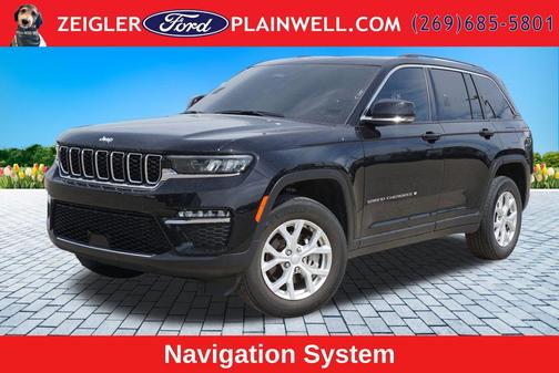 Diamond Black Crystal Pearlcoat 2023 Jeep Grand Cherokee Limited