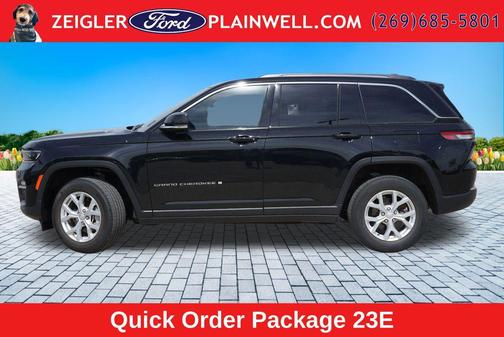 Diamond Black Crystal Pearlcoat 2023 Jeep Grand Cherokee Limited