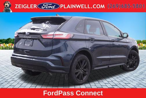 Blue Metallic 2024 Ford Edge ST Line