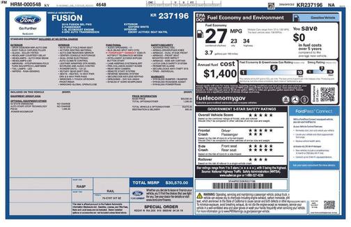 2019 Ford Fusion SEL