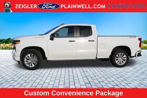Summit White 2023 Chevrolet Silverado 1500 Custom
