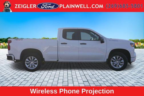 Summit White 2023 Chevrolet Silverado 1500 Custom