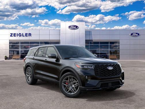 Agate Black Metallic 2027 Ford Explorer ST-Line