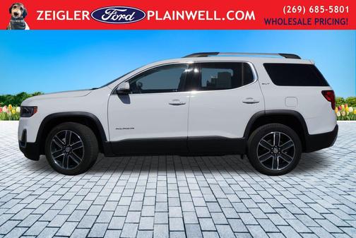 Summit White 2023 GMC Acadia AWD SLT
