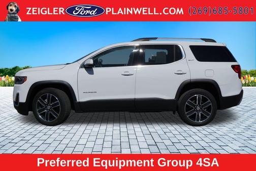 Summit White 2023 GMC Acadia AWD SLT
