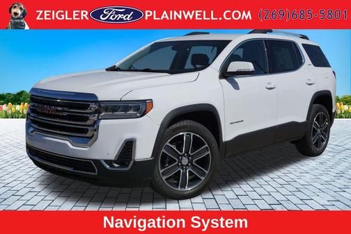 Summit White 2023 GMC Acadia AWD SLT