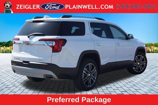 Summit White 2023 GMC Acadia AWD SLT