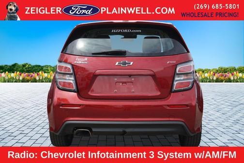 Cajun Red Tintcoat 2020 Chevrolet Sonic FWD Hatchback LT 5-Door