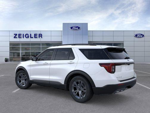 White Metallic 2026 Ford Explorer Active