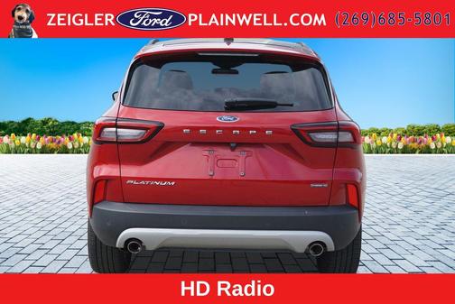 Red Metallic 2023 Ford Escape Platinum