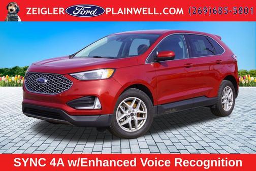 Red Metallic 2024 Ford Edge SEL