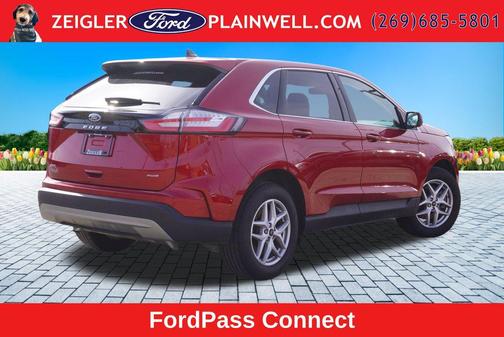 Red Metallic 2024 Ford Edge SEL