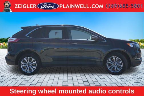 Green Metallic 2023 Ford Edge Titanium
