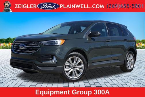 Green Metallic 2023 Ford Edge Titanium