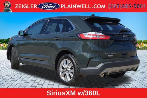Green Metallic 2023 Ford Edge Titanium
