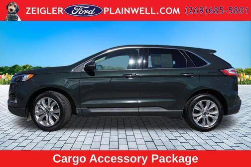 Green Metallic 2023 Ford Edge Titanium
