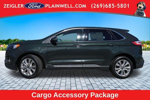 Green Metallic 2023 Ford Edge Titanium