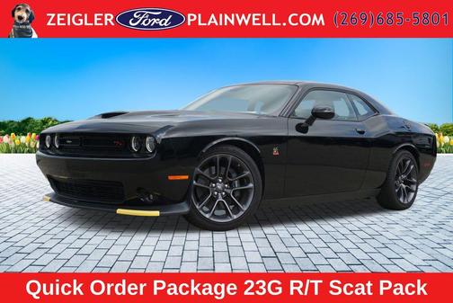 Pitch Black Clearcoat 2023 Dodge Challenger R/T Scat Pack