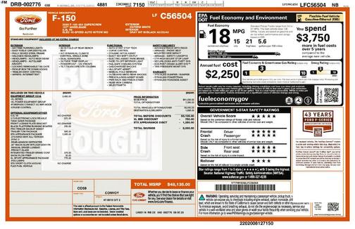 Oxford White 2020 Ford F-150 XL