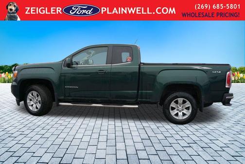 Emerald Green Metallic 2015 GMC Canyon SLE