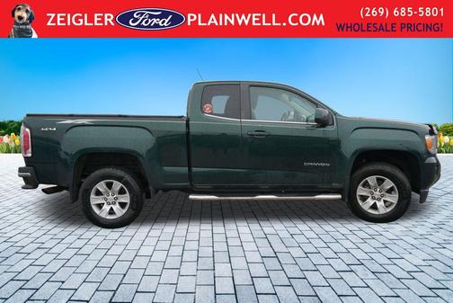 Emerald Green Metallic 2015 GMC Canyon SLE