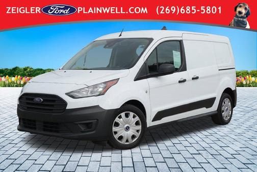 Frozen White 2021 Ford Transit Connect XL Cargo Van