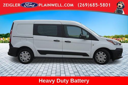 Frozen White 2021 Ford Transit Connect XL Cargo Van