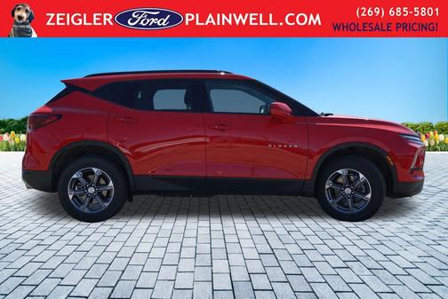 Red Hot 2023 Chevrolet Blazer RS