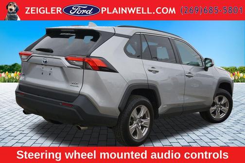 Silver Sky Metallic 2023 Toyota RAV4 Hybrid XLE