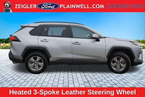 Silver Sky Metallic 2023 Toyota RAV4 Hybrid XLE