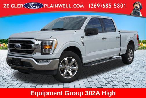White Metallic 2021 Ford F-150 XLT