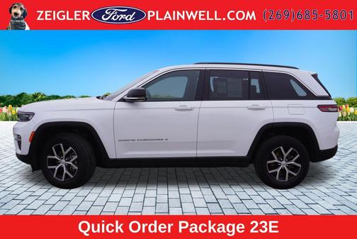 Bright White Clearcoat 2024 Jeep Grand Cherokee Limited