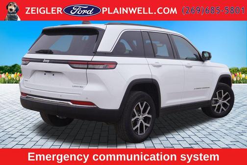 Bright White Clearcoat 2024 Jeep Grand Cherokee Limited