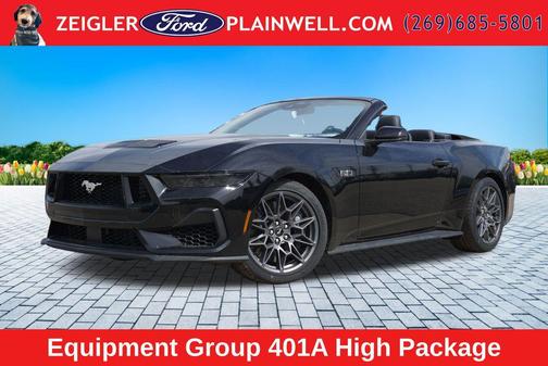 Shadow Black 2025 Ford Mustang GT Premium