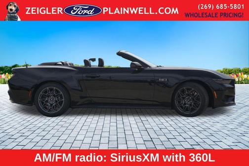 Shadow Black 2025 Ford Mustang GT Premium