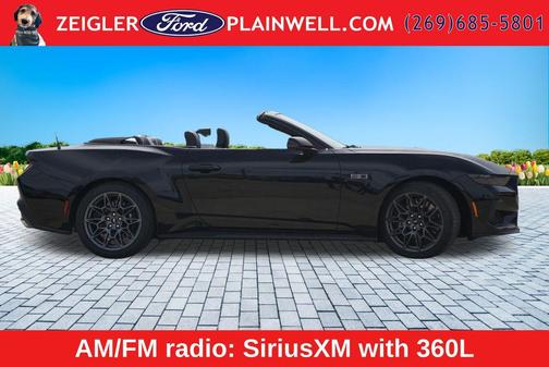Shadow Black 2025 Ford Mustang GT Premium