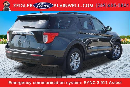 Green Metallic 2021 Ford Explorer XLT