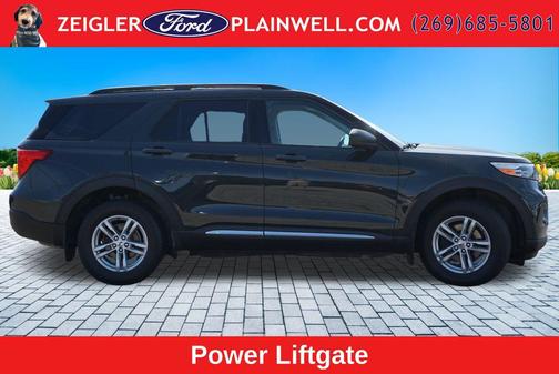Green Metallic 2021 Ford Explorer XLT