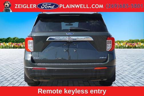 Green Metallic 2021 Ford Explorer XLT