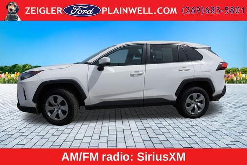 White 2022 Toyota RAV4 LE