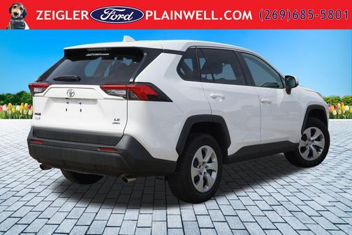 White 2022 Toyota RAV4 LE
